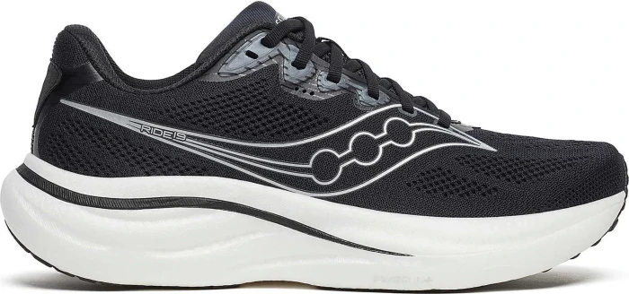 Saucony Ride 19 Wide schwarz/silber (Herren)
