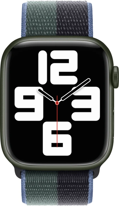 Apple Sport Loop für Apple Watch 45mm mitternacht/eukalyptus