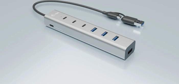 i-tec Charging Metal HUB 7 port, USB-C/USB-A 3.0 [Stecker]
