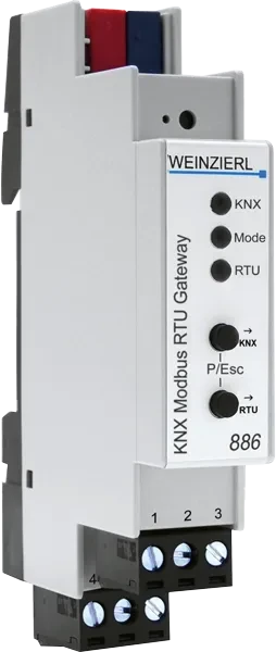 Eltako KNX Modbus RTU-Gateway Weinzierl 886, 1TE REG