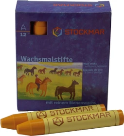 Stockmar Wachsstifte, goldgelb, 12er-Pack