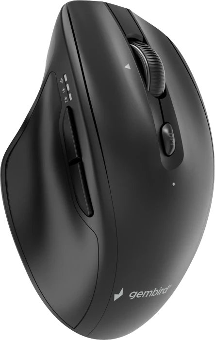 Gembird Dual-Mode 6-Button Wireless Mouse schwarz, USB/Bluetooth