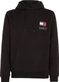 Tommy Hilfiger Essential mit Logo Hoodie schwarz (Herren)