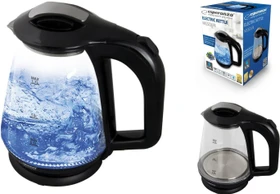 Esperanza Missouri Glas-Wasserkocher schwarz