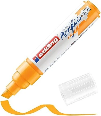 edding 5000 Acrylmarker breit sonnengelb