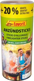 Favorit Grill-/Kaminanzünder-Sticks, 120 Stück