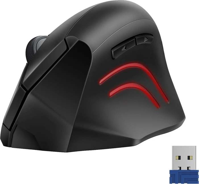 TeckNet 2.4G Vertical Wireless, schwarz, USB