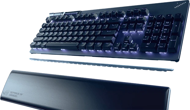 ASUS ROG Strix Flare II Animate, PBT, ROG NX RED, USB, DE