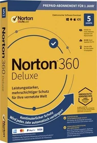 NortonLifeLock Norton 360 Deluxe, 5 User, 1 Jahr (deutsch) (Multi-Device) (21394996)