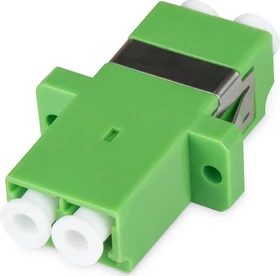 Digitus LC-Duplex Kupplung, mit Flansch, grün