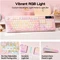 Epomaker TH108 V2 Pro Wireless, Cute Cat, LEDs RGB, hot-swap, Epomaker Sea Salt Silent V2, USB/Bluetooth, US Vorschaubild