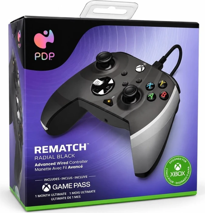 PDP Wired Rematch Controller radial black (Xbox SX)