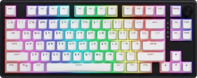 Hator Skyfall 80 MAG Ultra 8K, weiß/schwarz, LEDs RGB, Aurum Ice Magnetic, USB, UA/US