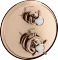 Hansgrohe Axor Montreux Thermostat Unterputz mit Kreuzgriff und Absperrventil polished red gold Vorschaubild