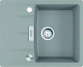 Franke Centro CNG 611-62 Einbau Becken reversibel mit Ablauffernbedienung steingrau