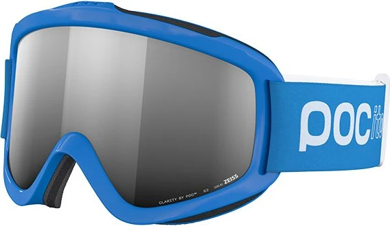 POC POCito Iris fluorescent blue/clarity pocito-partly sunny silver (Junior)