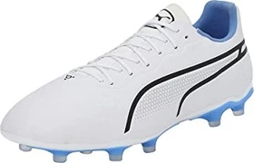 Puma King Pro FG/AG puma white/puma black/blue glimmer/ultra orange (Herren)