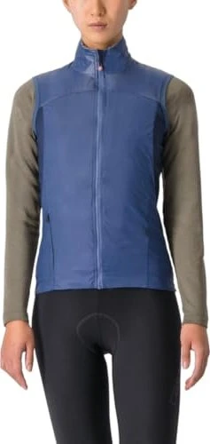 Castelli Unlimited Puffy Fahrradweste austin blue/sterling blue (Damen)