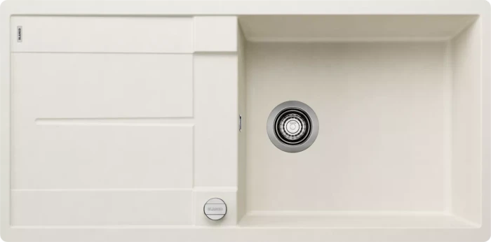 Blanco Metra XL 6 S-F Becken reversibel mit Ablauffernbedienung softweiß