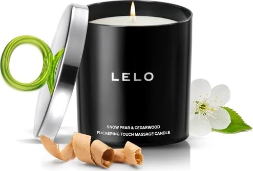 Flickering Touch Massage Candle Massagekerze Snow Pear & Cedarwood 150 g