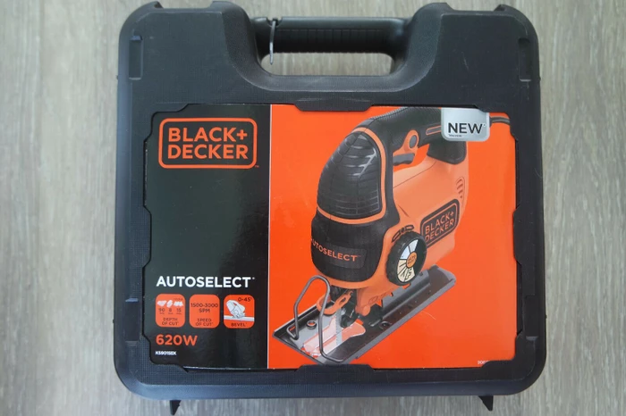 Black&Decker KS901SEK Autoselect Elektro-Pendelhubstichsäge inkl. Koffer