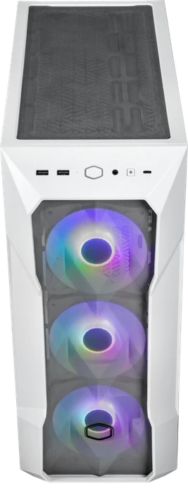 Cooler Master MasterBox TD500 Mesh V2, weiß, Glasfenster