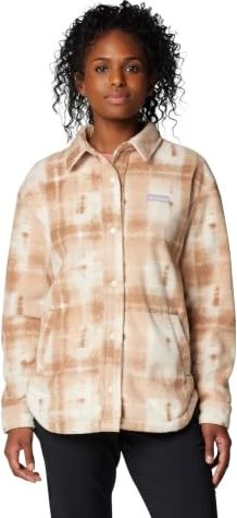 Columbia Benton Springs Fleece Hemd langarm camel brown/omblur (Damen)