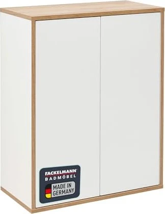 Fackelmann Finn Midischrank weiß/braun
