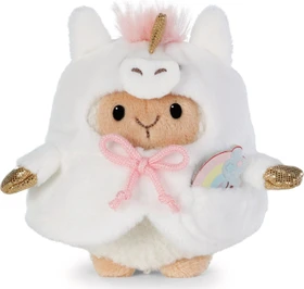 Nici MyMochi Fairy Edition Schaf Wools mit Regenbogen und Einhornkostüm Geschenkbox 8cm