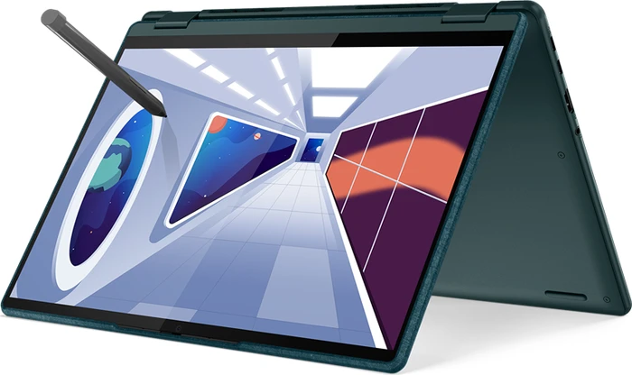 Lenovo Yoga 6 13ABR8 - Fabric, Dark Teal, Ryzen 5 7530U, 16GB RAM, 512GB SSD, DE