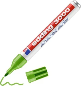edding 3000 Permanentmarker hellgrün, 10er-Pack