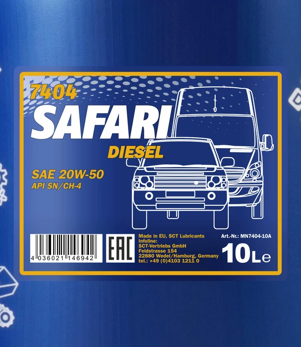 Mannol Safari 20W-50 10l