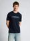 Tom Tailor Basic mit Logo-Print T-Shirt kurzarm soft navy (Herren) Vorschaubild