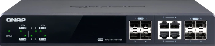 QNAP QSW-M800 Desktop 10G Managed Switch, 4x SFP+, 4x RJ-45/SFP+
