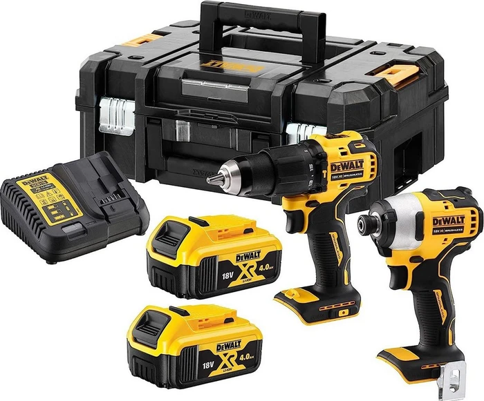 DeWalt DCK2062M2T Kombopack Akku-Maschinenset inkl. Koffer + 2 Akkus 4.0Ah