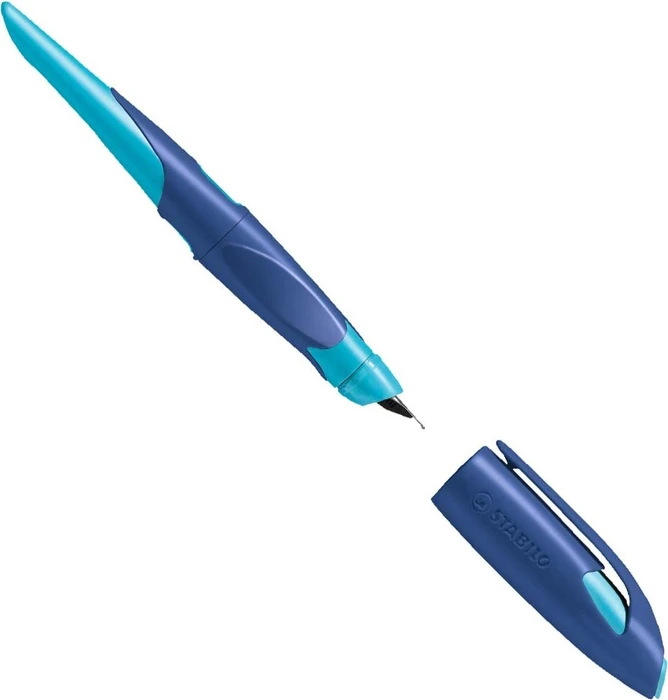 STABILO EASYbirdy blau/azur, linke Hand, mittel, Blister