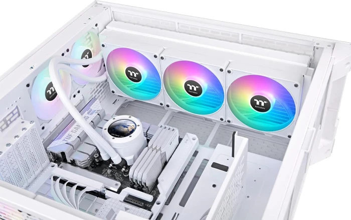 Thermaltake TH420 V2 Ultra EX ARGB Sync Snow Edition, weiß