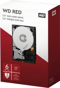 Western Digital WD Red NAS 6TB, 24/7, 512e / 3.5" / SATA 6Gb/s, retail