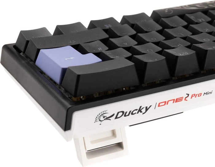 Ducky One 2 Pro Mini, PBT, schwarz, LEDs RGB, Kailh Box WHITE, USB, DE