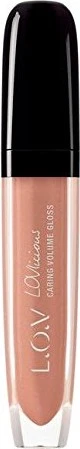 L.O.V LOVlicious Caring Volume Lipgloss No 110 Secret Apricot, 6ml