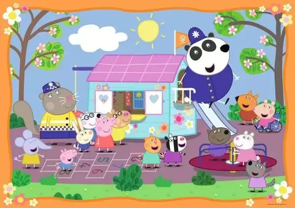Ravensburger Peppa Pigs Clubhouse Riesen-Bodenpuzzle