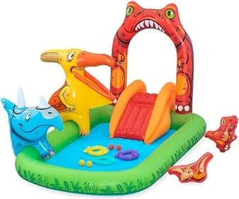 Bestway Jurassic Splash Planschbecken rechteckig 242x140x137cm