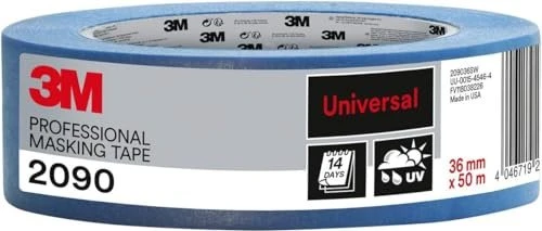 3M Malerabdeckband 2090 blau, 36mm/50m, 1 Stück