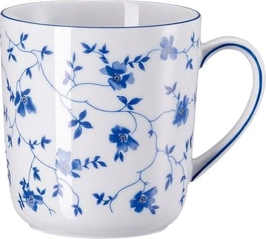 Rosenthal Form 1382 Blaublüten Becher mit Henkel 280ml