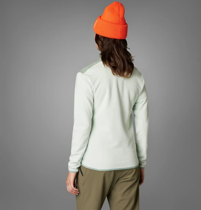 adidas Terrex Multi Fleece Jacke linen green/silver green (Damen)