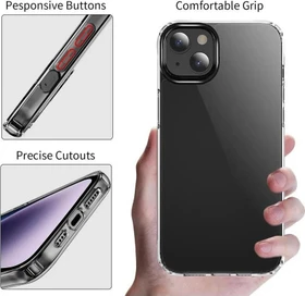 Cyoo Silicon Case für Apple iPhone 15 transparent