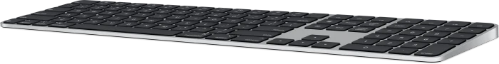 Apple Magic Keyboard mit Touch ID und Ziffernblock für Mac mit Apple Chip (USB-C), schwarz/silber, USB/Bluetooth, DE