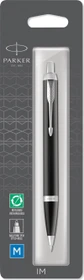 Parker IM Kugelschreiber black lacquer/chrome trim, Blister