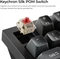 Keychron Q6 Ultra 8K, schwarz, LEDs RGB, hot-swap, Keychron Silk POM RED, USB/Bluetooth, DE Vorschaubild