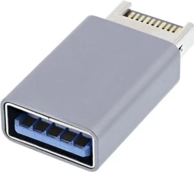 chenyang USB-Header-Adapter, USB 3.1, 10Gb/s, USB-A 3.1 [Buchse] auf USB-Header Key-A [Stecker], USB-Frontpanel Key-A/Typ-E Konverter